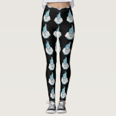 Gnome Taurus Astrologie Signal Ange Leggings (Devant)