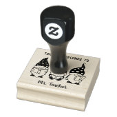 Gnome Teacher Custom Rubberstempel (Stempel)