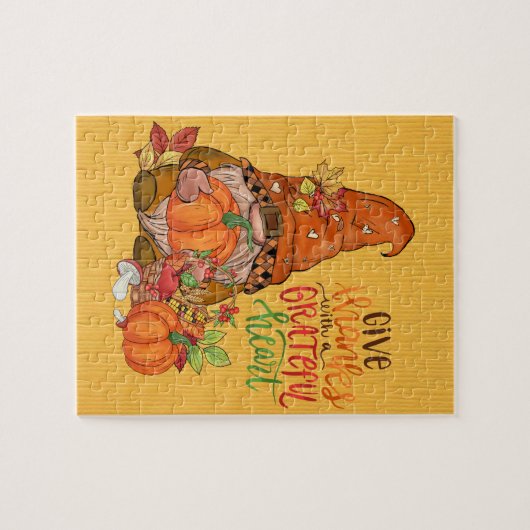 Gnome Thanksgiving Puzzle (Horizontal)