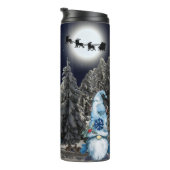 Gnome Thermal Kerstmis Night Tumbler Thermosbeker (Geroteerd rechts)