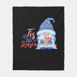 Gnome Tis Het Seizoen Fleece Deken