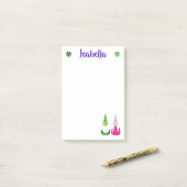 Gnome Toss St. Patrick's Day Post-it® Notes (Op bureau)