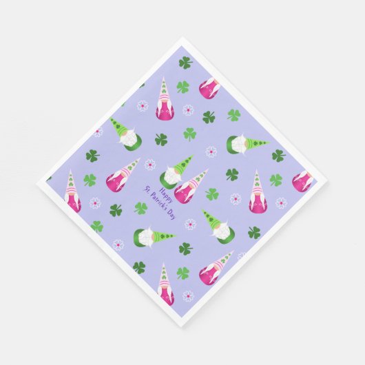 Gnome Toss St. Patrick's Day Servet (Hoek)