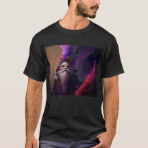Gnome Tovenaar Fantasy T-shirt | D&D Gamer Kunst