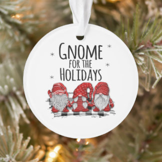 Gnome Trio kerstversiering Ornament