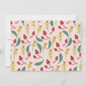 Gnome Tuin Paddestoel Roze 1e Verjaardag Foto Kaart (Achterkant)