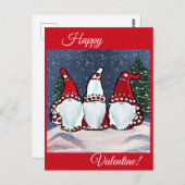 Gnome Valentijn Briefkaart (Voorkant / Achterkant)