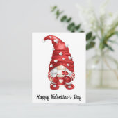 Gnome Valentijn Briefkaart (Staand voorkant)