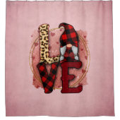Gnome Valentine Love Home Décor Douche Rideau (Devant)