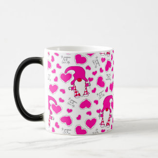 Gnome Valentine Mug - To Gnomie is to Love Me Magische Mok