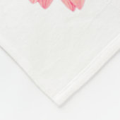 Gnome Valentines Day Cute Gnome Heart Leopard Sunf Fleece Deken (Hoek)