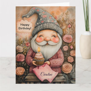 Gnome Verjaardag Ontwerp Kaart