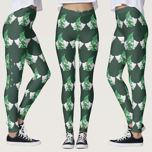 Gnome Virgo Astrologie Signal Angel Leggings