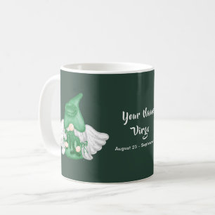 Gnome Virgo Astrology Sign Angel Jouw naam Koffiemok