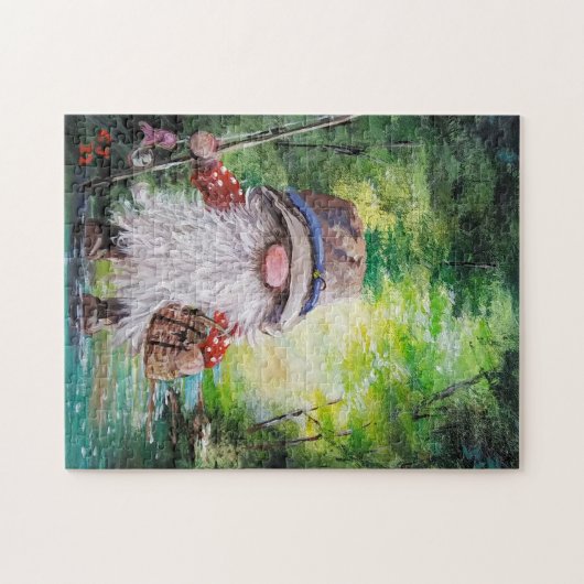 GNOME VISSEN PUZZLE LEGPUZZEL (Horizontaal)