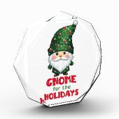 Gnome voor de Feestdagen Funny & Schattig Christma Fotoblokken (Links)