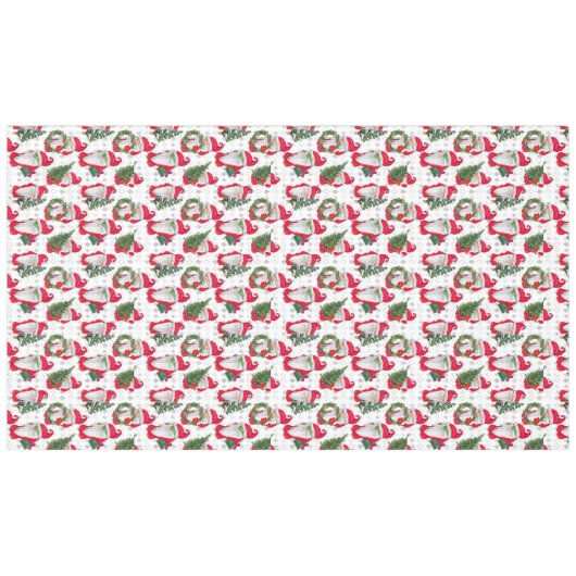 Gnome voor Kerstmis Tafelkleed (Voorkant (Horizontaal))