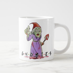 Gnome Vrienden Heks Zombie Extra Grote Beker