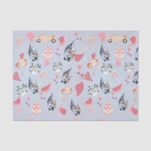 Gnome Wedding Tissuepapier