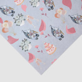 Gnome Wedding Tissuepapier (Detail)