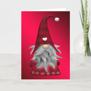 Gnome Wenskaart Feestdagen Kaart