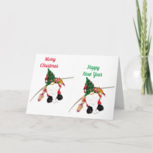 GNOME WIL OOK VOOR CHRISTMAS/NIEUW JAAR! KAART
