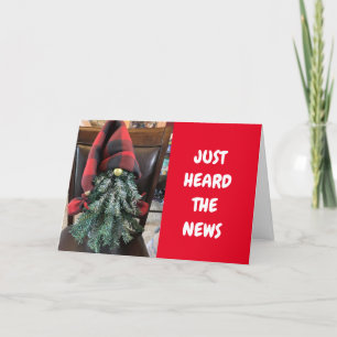 GNOME ZEGT **HAPPY 70th BIRTHDAY** Card Kaart