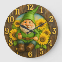 Gnome Zonneschijn Elf Tuinklok