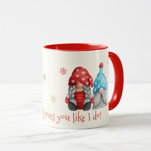 Gnomebody houdt van je alsof ik Mok doe (Voorkant rechts)