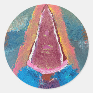 Gnomeificatie ronde sticker