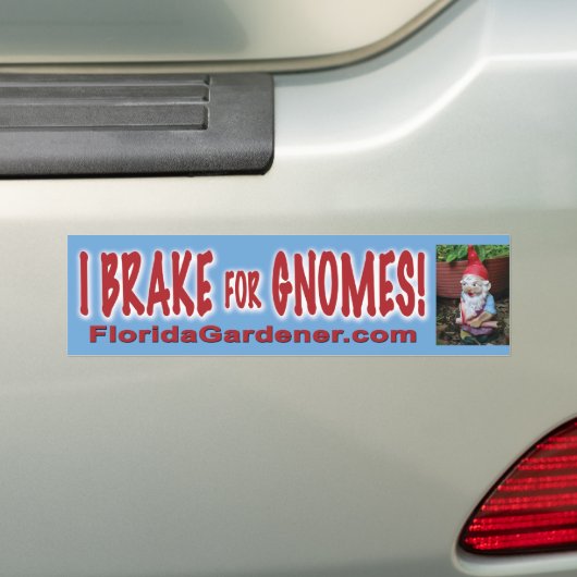 gnomen bumpersticker (Op auto)
