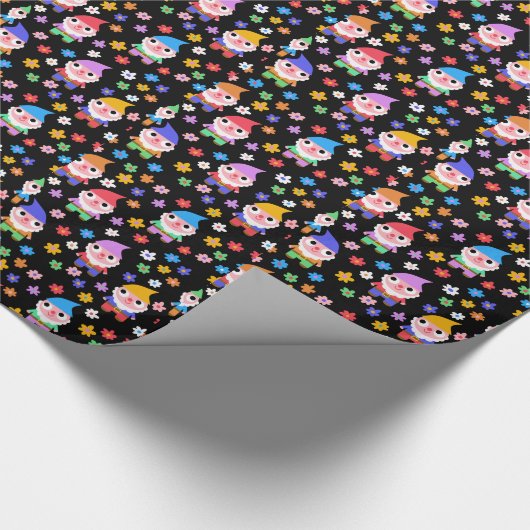 gnomen cadeaupapier (Hoek)