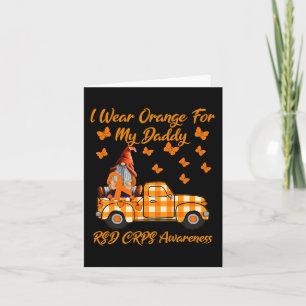 Gnomen die ik Oranje voor mijn papa RSD CRPS Aware Kaart