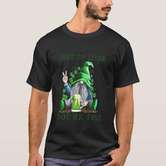 Gnomen Drink het T-shirt van Saint Patricks (Voorkant)