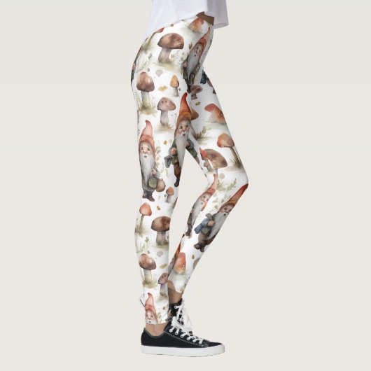 Gnomen en paddenstoelen Leggings - Schattige (Rechts)