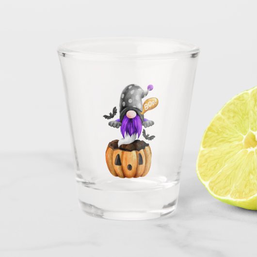 Gnomen Halloween Shot Glass Glas (Voorkant)
