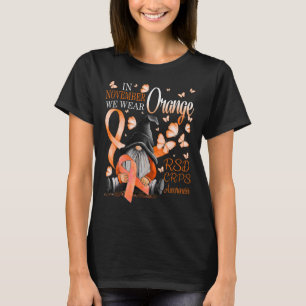 Gnomen In November We Draag Oranje CRPS Bewustzijn T-shirt