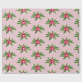 Gnomen Kerst inpakpapier (Vlak)