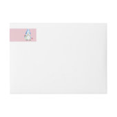 Gnomen Kerst Wrap Around Adresetiketten (Voorkant)