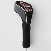 Gnomen Kerstboom Grappige Xmas Feestdagen Golfheadcover (Schuin)