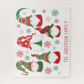 Gnomen Persoonlijke Kerstmis Legpuzzel (Verticaal)