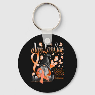 Gnomen RSD CRPS Awareness Hope Love Cure Fighter O Sleutelhanger