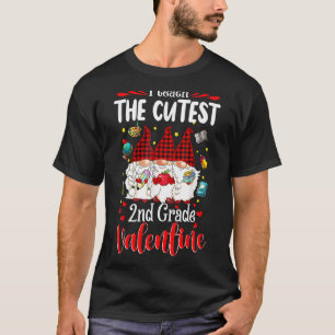 Gnomes Buffalo Plaid Ik Onderwijs De Schattigste 2 T-shirt
