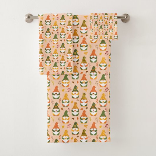 Gnomes d'automne dans le Motif forestier (En situation)