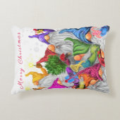 Gnomes de Noël Accent Coussin cadeau (Devant)