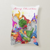 Gnomes de Noël Accent Coussin cadeau (Dos(Vertical))