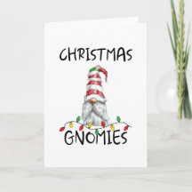 Gnomes de Noël, Carte de Noël avec mes Gnomes