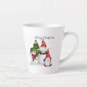 gnomes de Noël Fête Latte Mug (Droite)