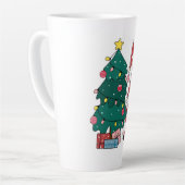 Gnomes de Noël Latte Mug (Angle gauche)