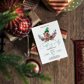 Gnomes de Noël & Pine Cones Invitation
